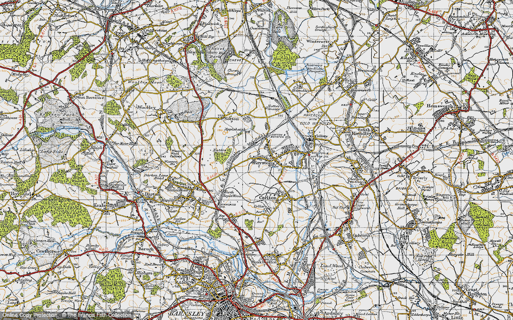 Old Map of Royston, 1947 in 1947