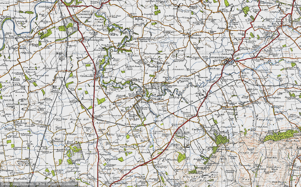 Old Map of Rudby, 1947 in 1947