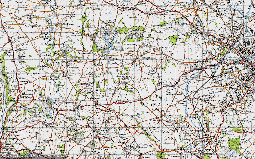 Old Map of Rudge, 1946 in 1946