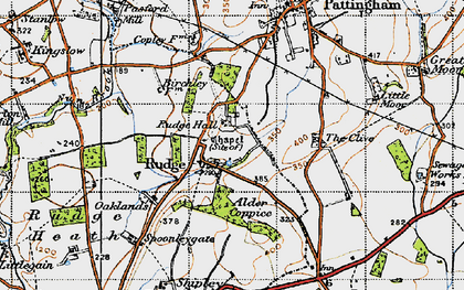 Old map of Rudge in 1946