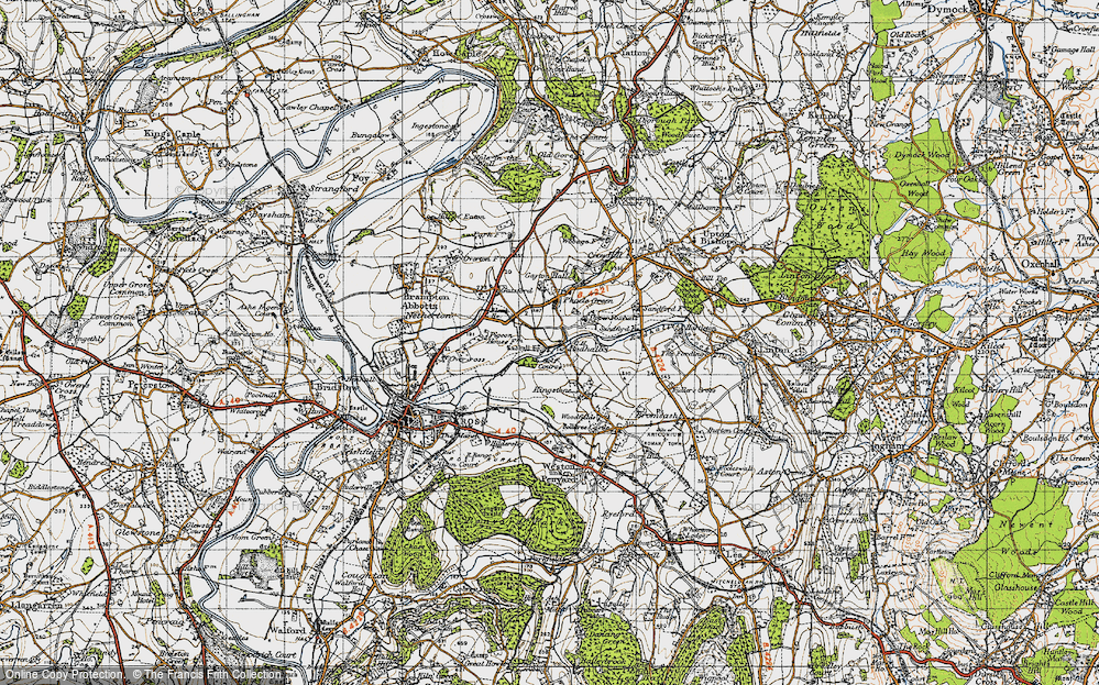 Old Map of Rudhall, 1947 in 1947