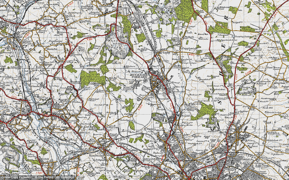 Old Map of Ruffs, 1946 in 1946