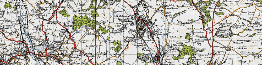Old map of Ruffs in 1946