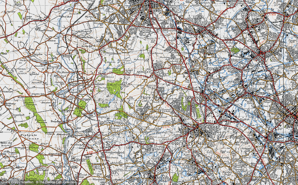 Old Map of Ruiton, 1946 in 1946