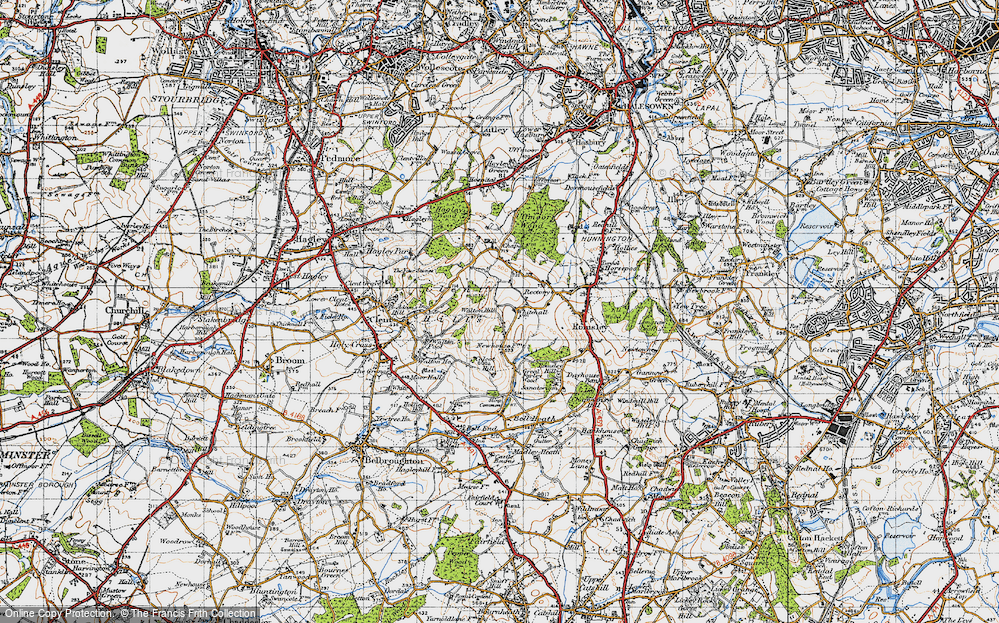Old Map of Rumbow Cottages, 1947 in 1947