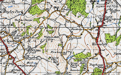 Old map of Rumbow Cottages in 1947