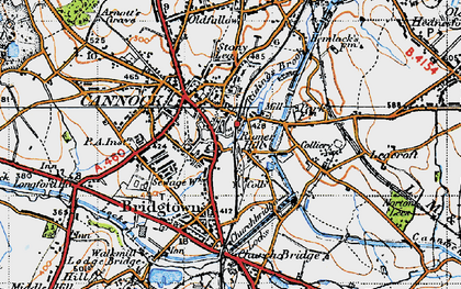 Old map of Rumer Hill in 1946