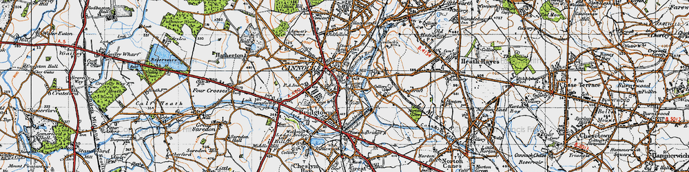 Old map of Rumer Hill in 1946