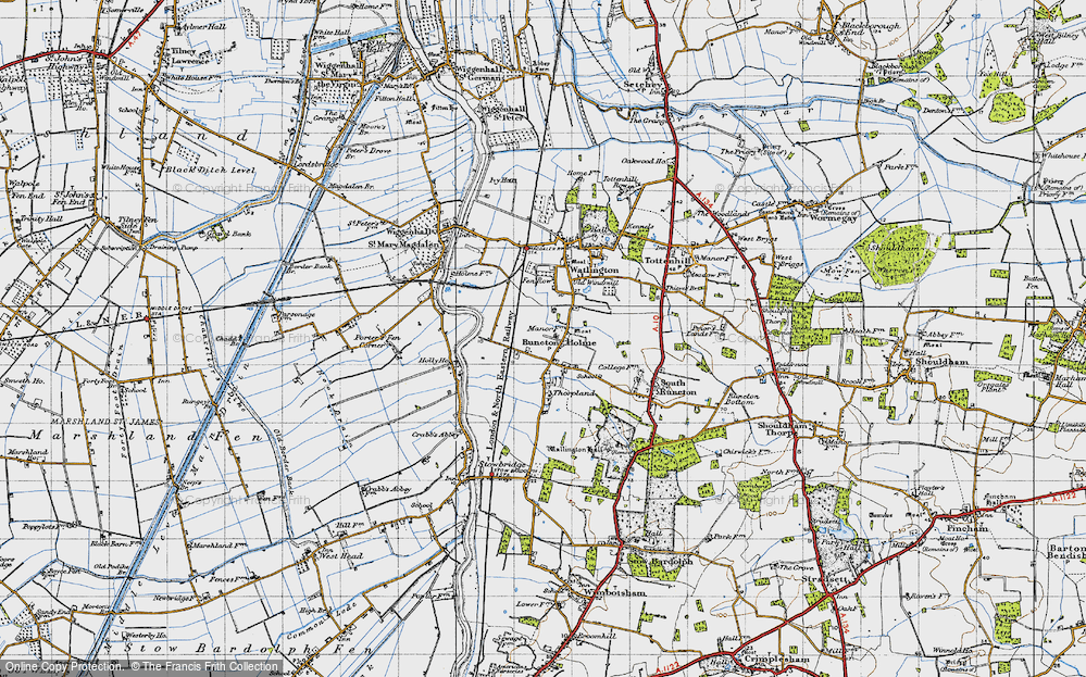 Old Map of Runcton Holme, 1946 in 1946