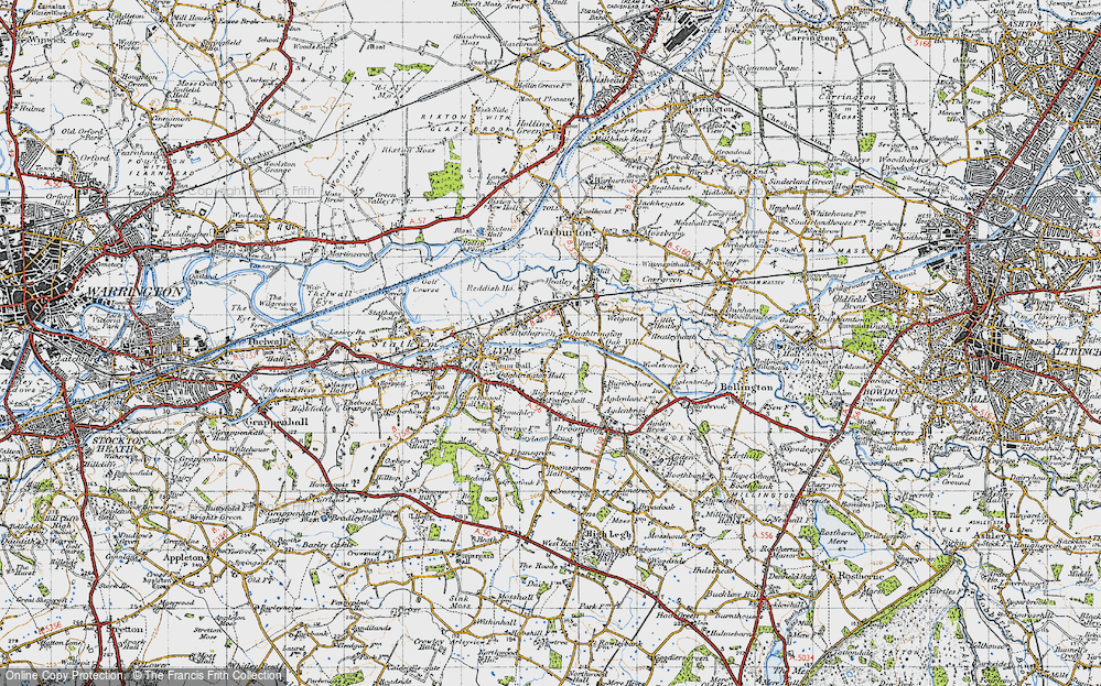 Old Map of Rushgreen, 1947 in 1947