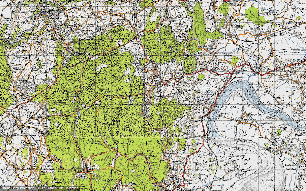 Old Map of Ruspidge, 1946 in 1946