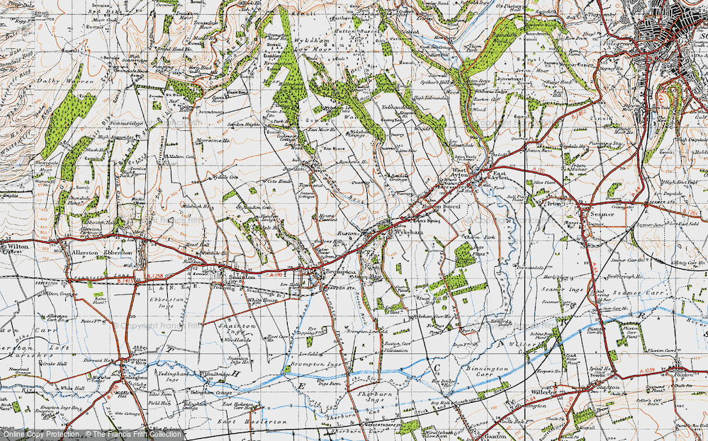 Old Map of Ruston, 1947 in 1947
