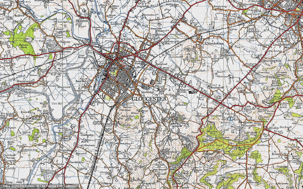 Old Map of Saintbridge, 1947 in 1947