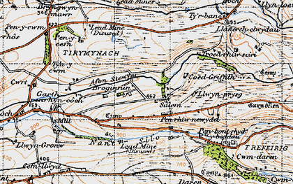 Old map of Salem in 1947