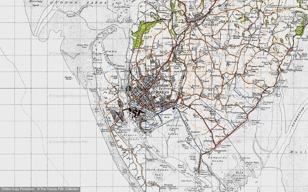 Old Map of Salthouse, 1947 in 1947