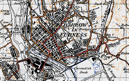 Old map of Salthouse in 1947