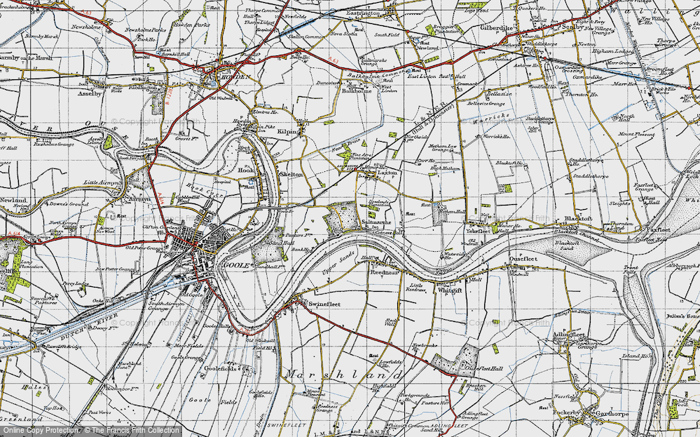 Old Map of Saltmarshe, 1947 in 1947