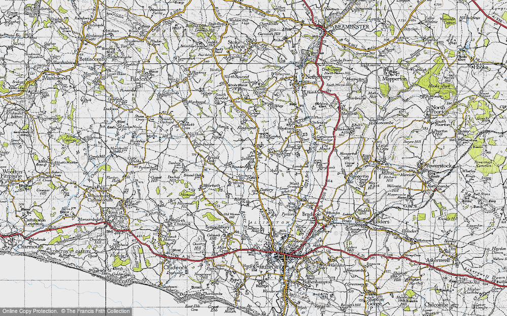 Old Map of Salway Ash, 1945 in 1945