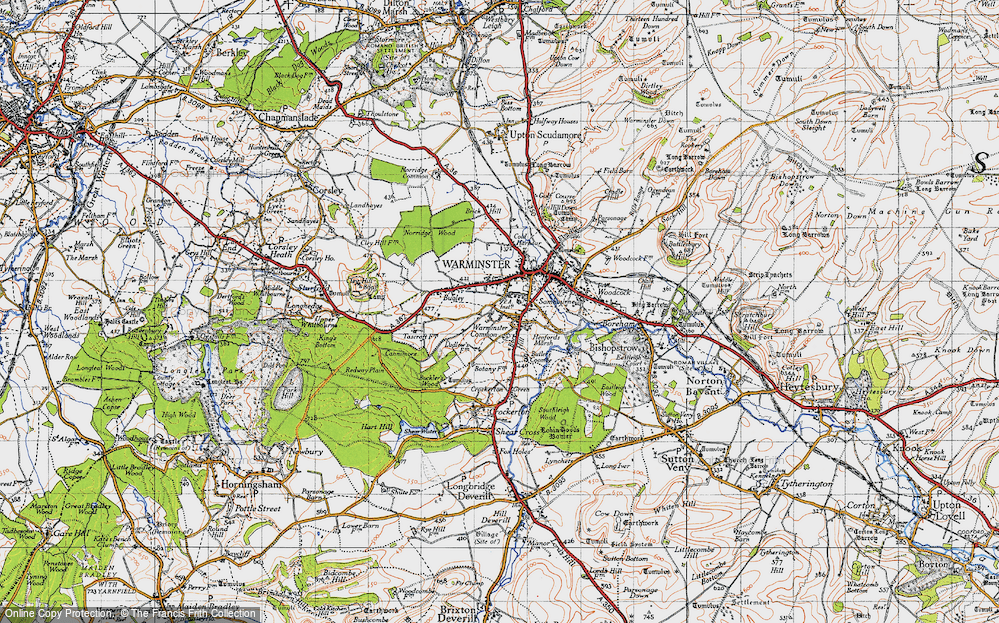 Old Map of Sambourne, 1946 in 1946