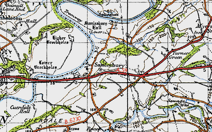 Old map of Bezza Ho in 1947