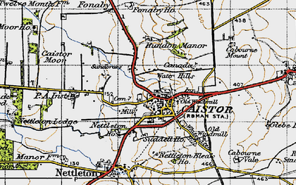 Old map of Sandbraes in 1946
