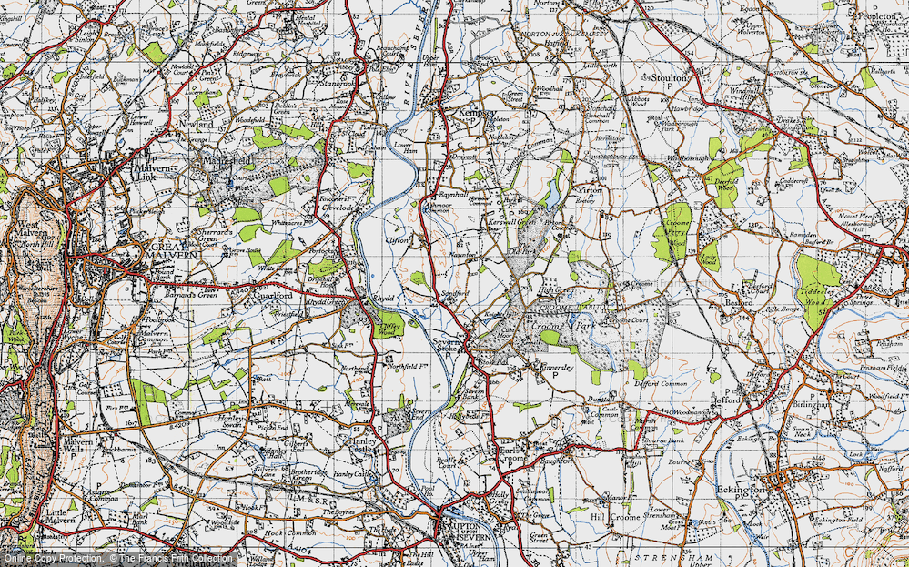 Old Map of Sandford, 1947 in 1947
