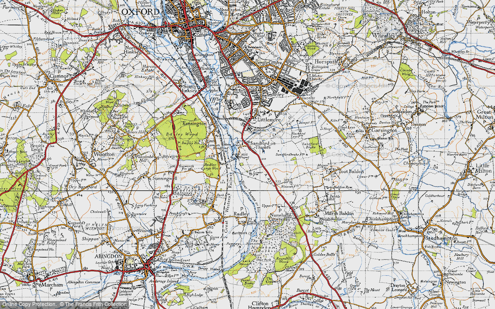 Sandford-on-Thames, 1947
