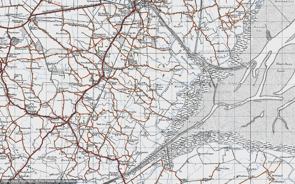 Old Map of Sandholme, 1946 in 1946