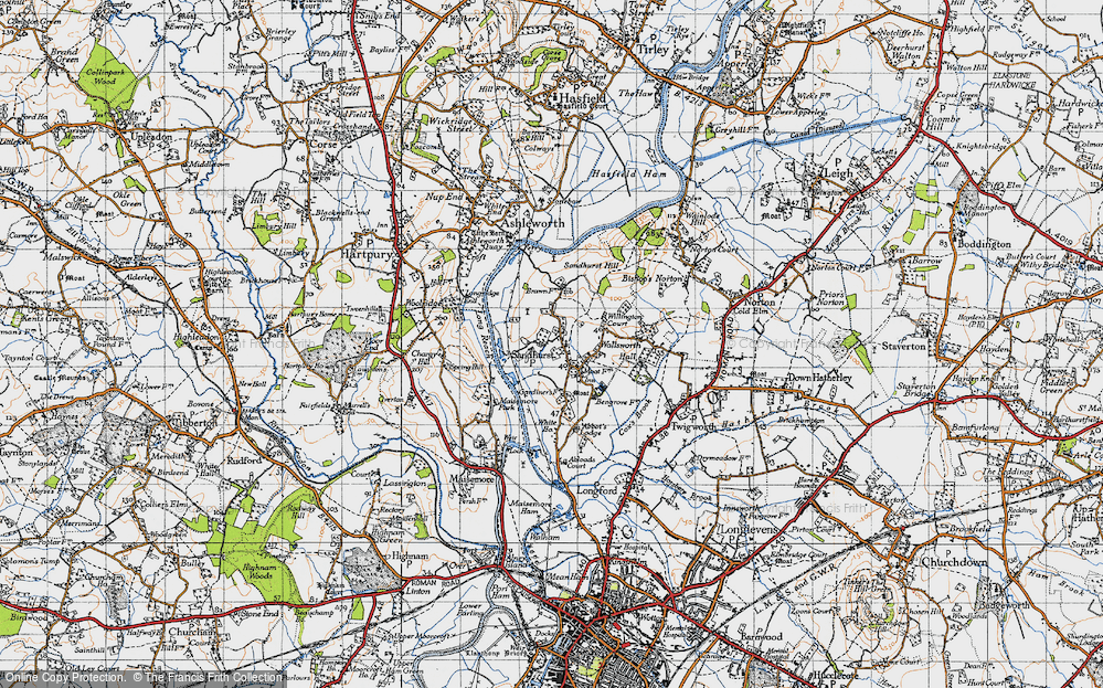 Old Map of Sandhurst, 1947 in 1947