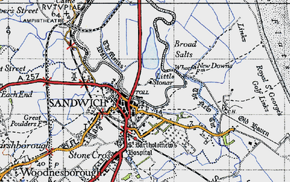 Sandwich 1947 Npo825249 Index Map 