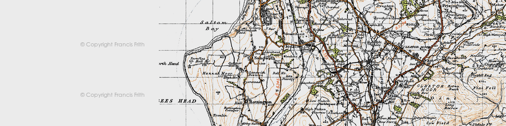 Old map of Bell Ho in 1947