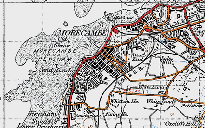 Old map of Whittam Ho in 1947