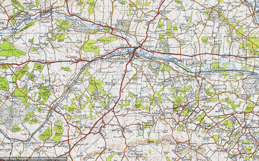 Old Map of Sanham Green, 1945 in 1945