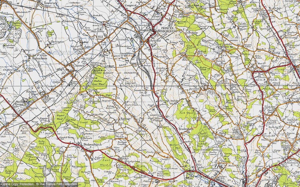 Old Map of Saunderton Lee, 1947 in 1947