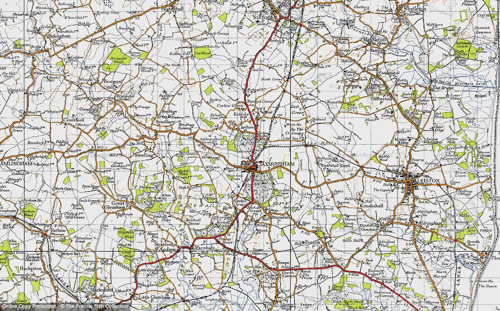 Old Map of Saxmundham, 1946 in 1946