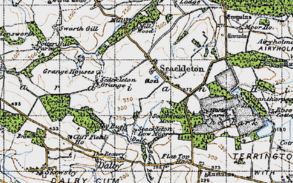 Old map of Scackleton in 1947