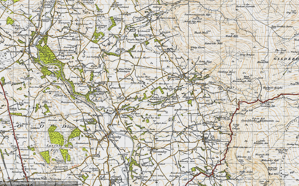 Old Map of Scales, 1947 in 1947