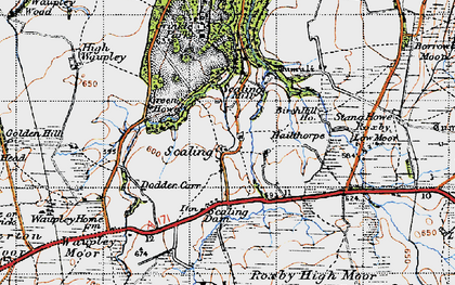 Old map of Low Tranmire in 1947
