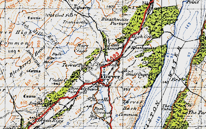 Old map of Little Arrow in 1947
