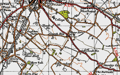 Old map of Scarth Hill in 1947