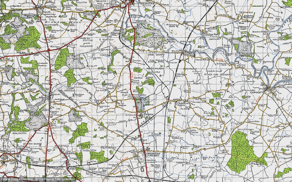 Old Map of Scarthingwell, 1947 in 1947