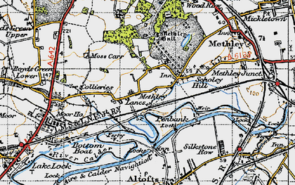 Old map of Scholey Hill in 1947