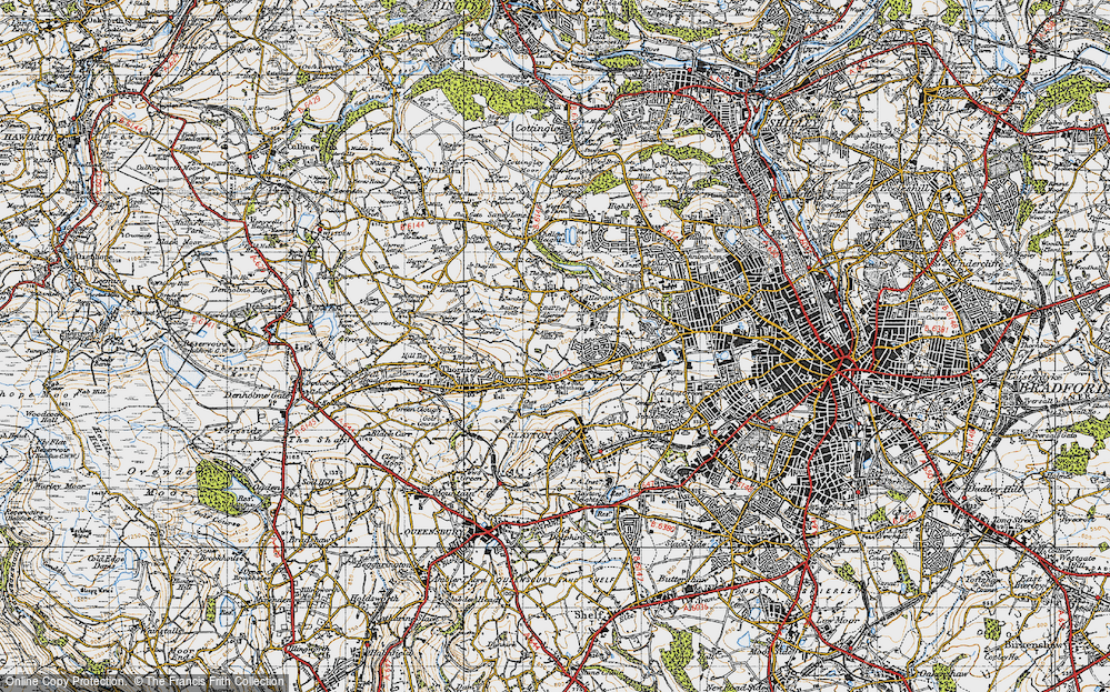 Old Map of School Green, 1947 in 1947