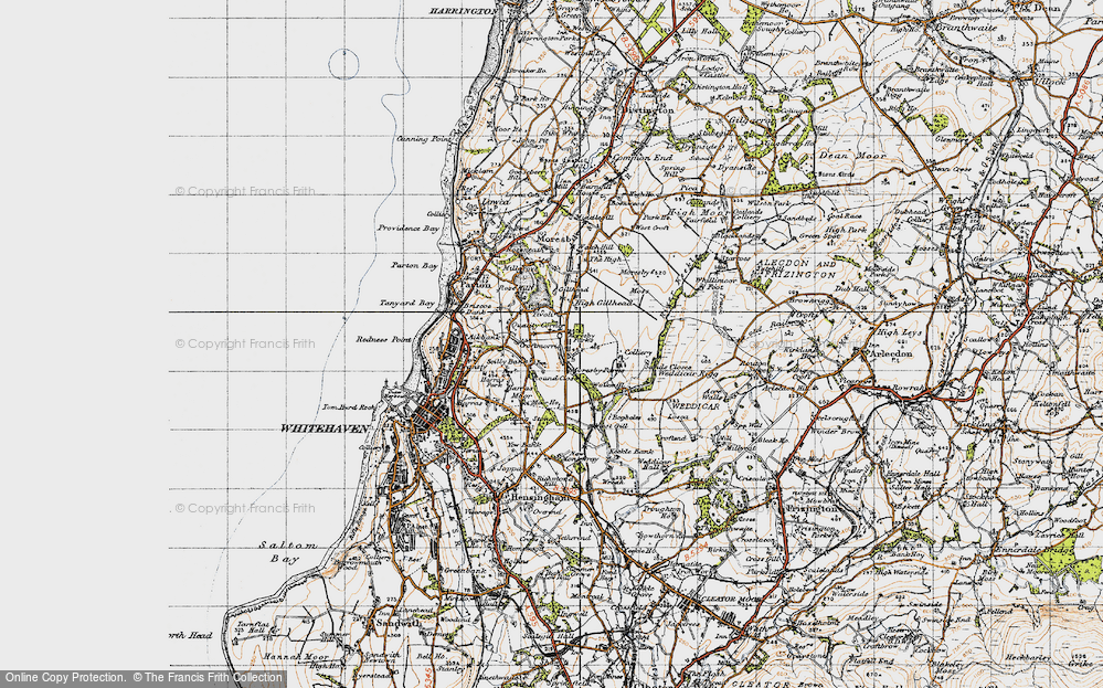 Old Map of Scilly Bank, 1947 in 1947