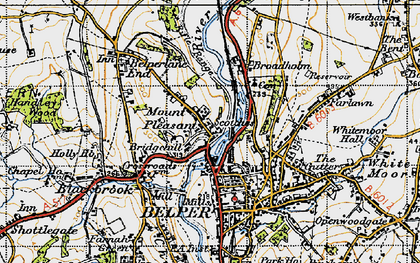 Old map of Scotches in 1946