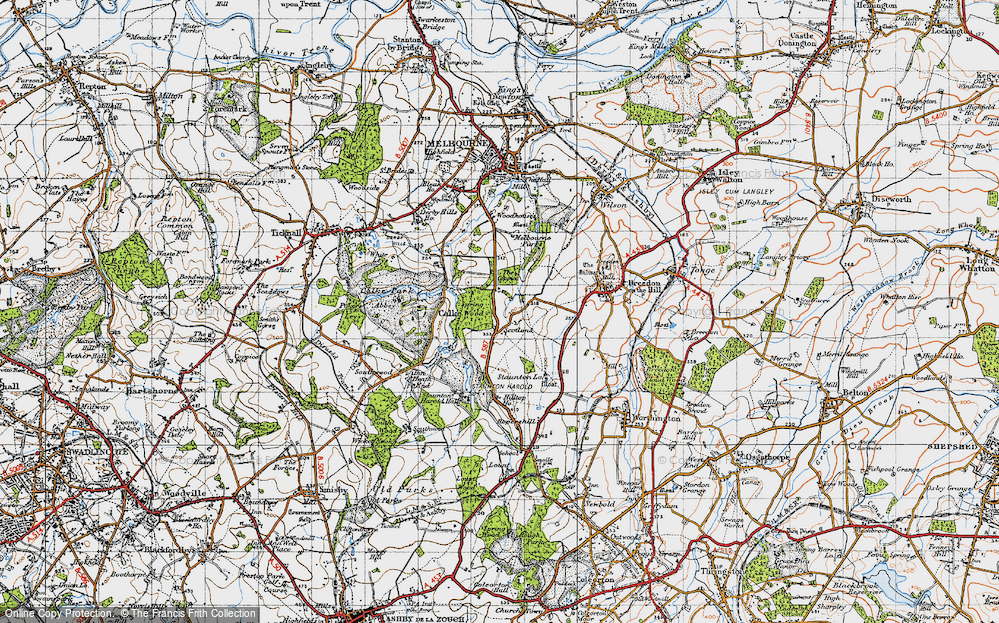 Old Map of Scotland, 1946 in 1946