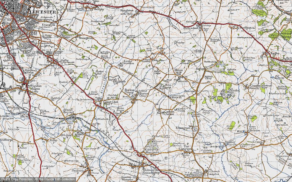 Old Map of Scotland, 1946 in 1946