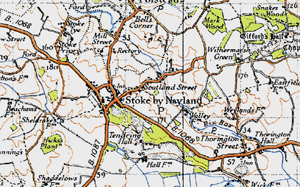 Old map of Scotland Street in 1946