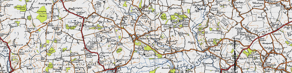Old map of Scotland Street in 1946