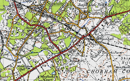 Old map of Scotswood in 1940
